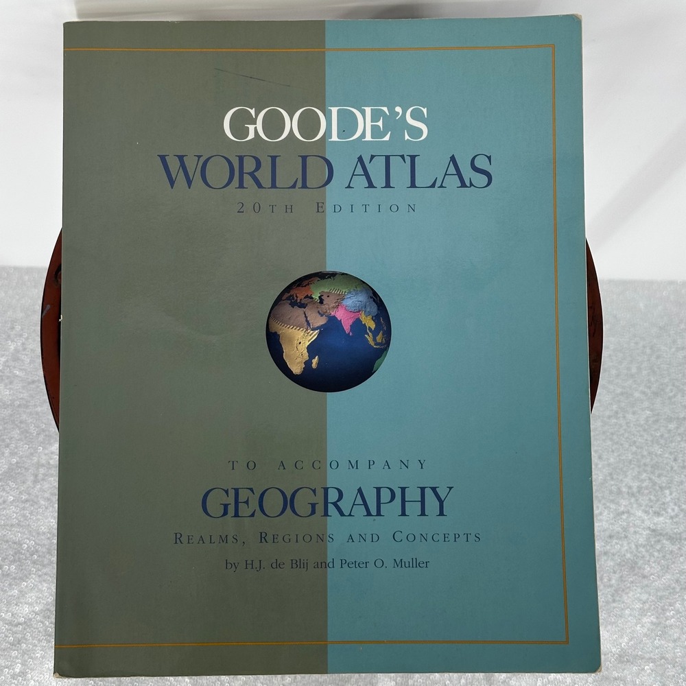 Rand McNally Goode's World Atlas 20th Edition‎ 2000 Geography Reference Book